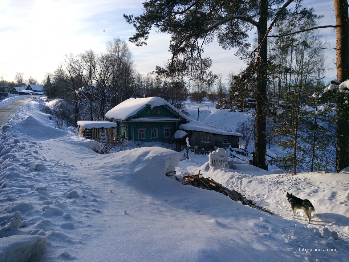 Зима на улице Чкалова.