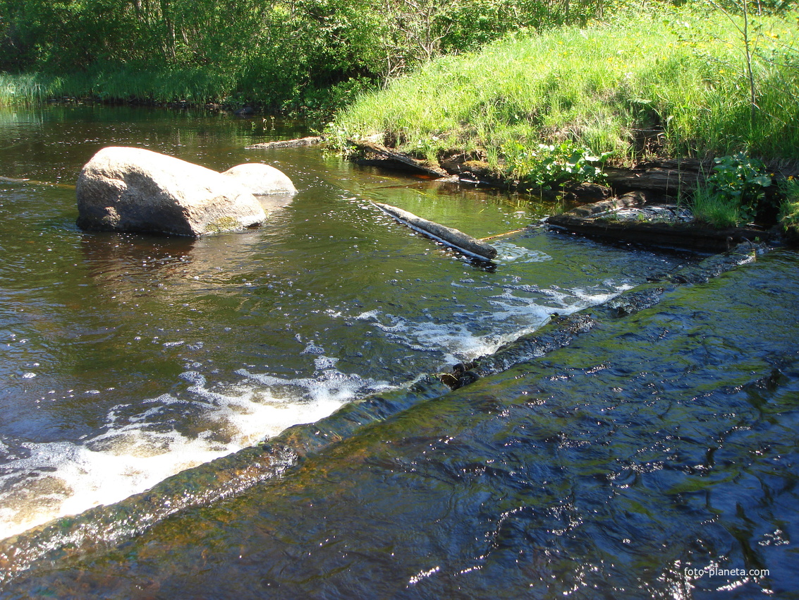 Река Цна - Речной порог