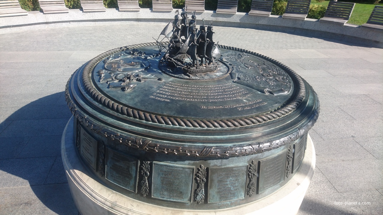 Памятник экипажу &quot;Меркурий&quot; на Матросском (Мичманском) бульваре