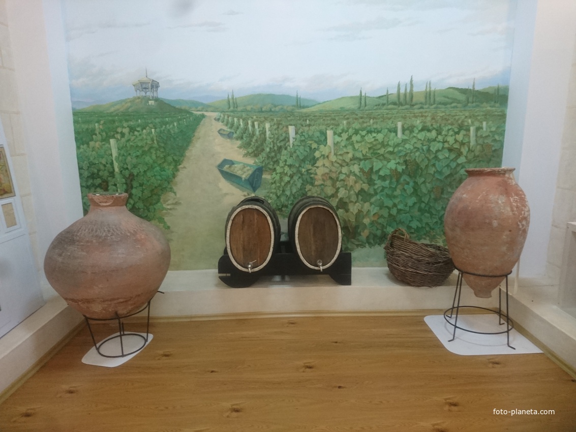 Экспозиции краеведческого музея. Виноградарство и виноделие.