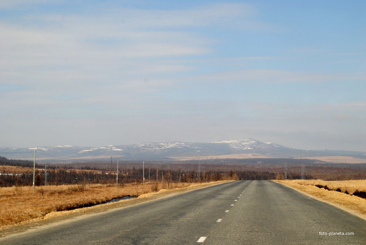 Дорога в Олу.
