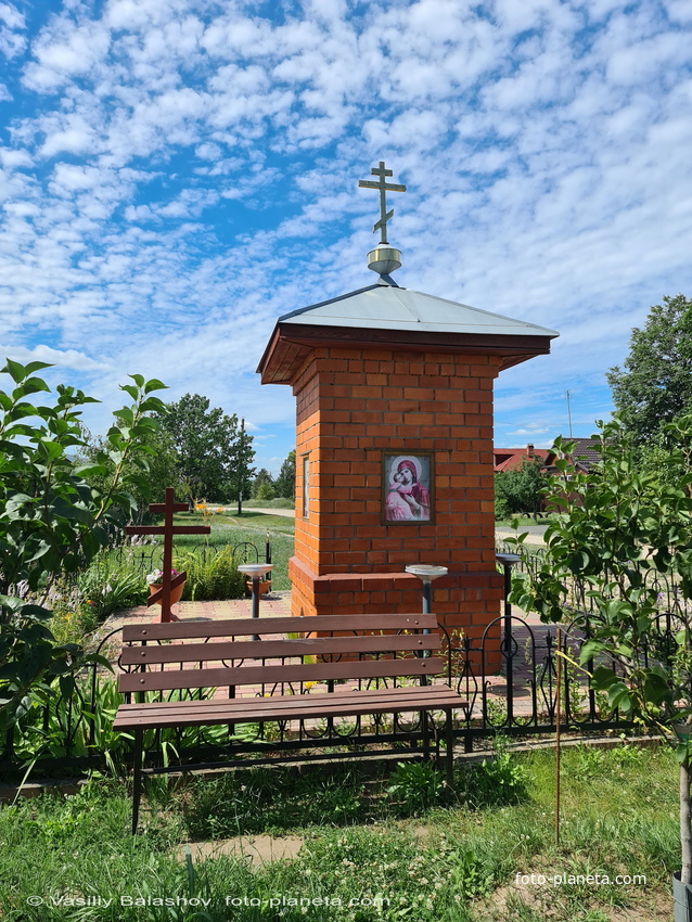Ст. Омутищи,  часовня на ул. Первомайская