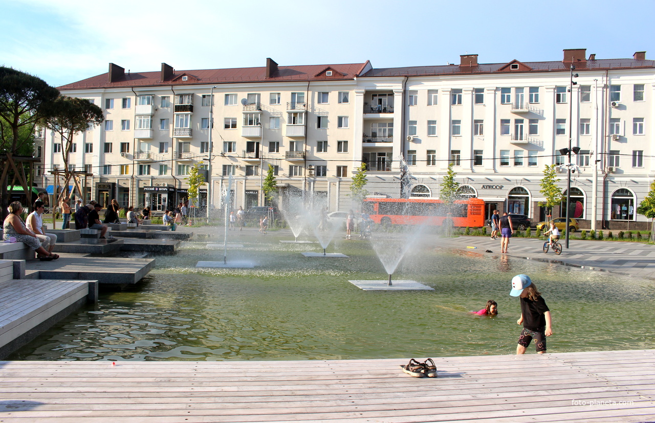 Фонтаны на пр. Мира.