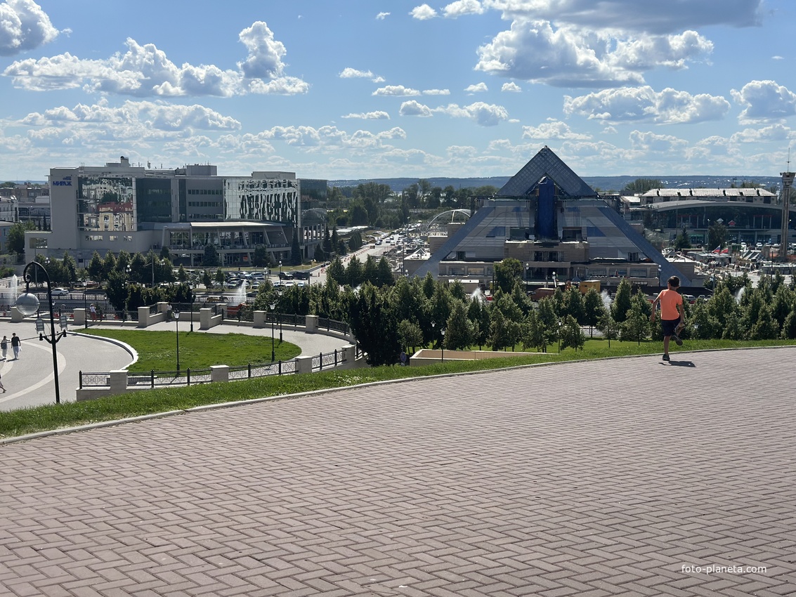 Вид на город со стороны Кремля