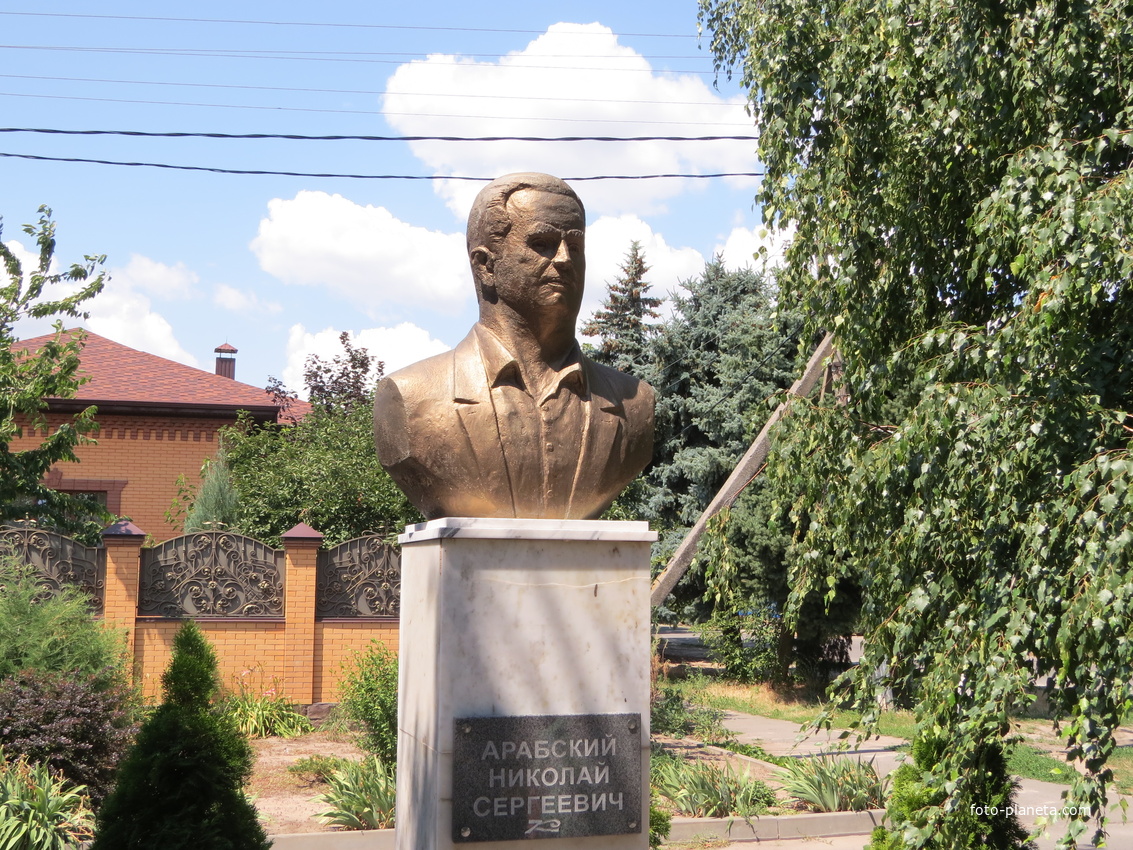 Памятник-бюст Н.C. Арабскому на Советском проспекте