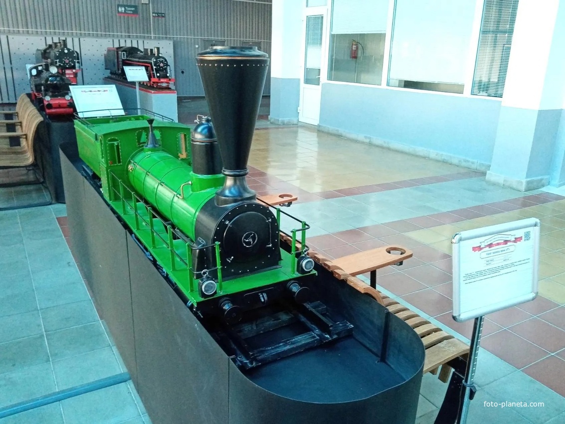 Железнодорожный музей на вокзале Старого Оскола.