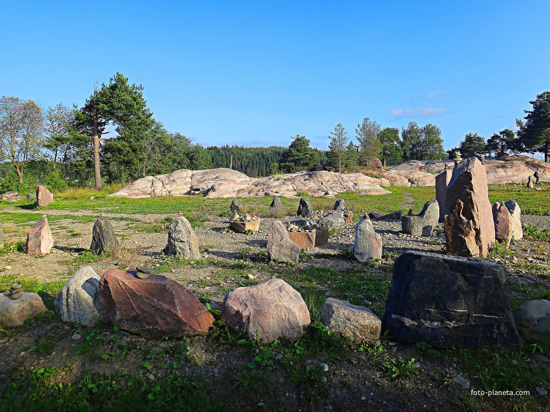 На территории исторического парка &quot;Бастион&quot;. Экспозиция &quot;Каменный век&quot;.