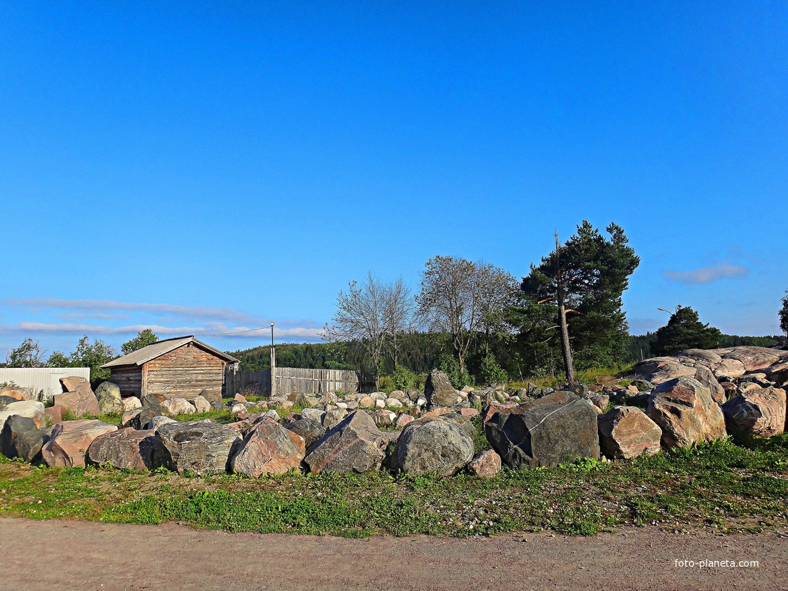 На территории исторического парка &quot;Бастион&quot;. Экспозиция &quot;Каменный век&quot;.