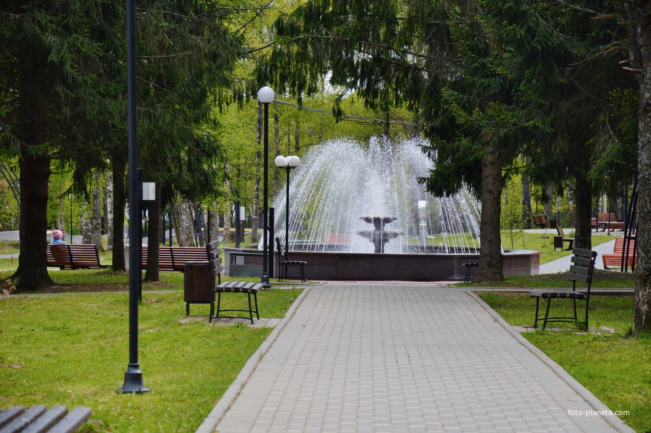 Талдом.Парк Победы.Фонтан