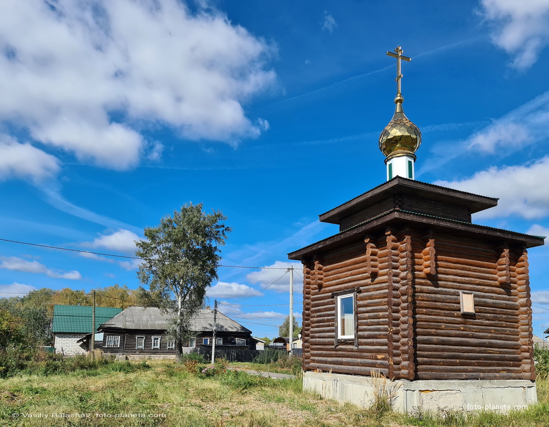 Пос. Бег, часовня Петра и Февронии