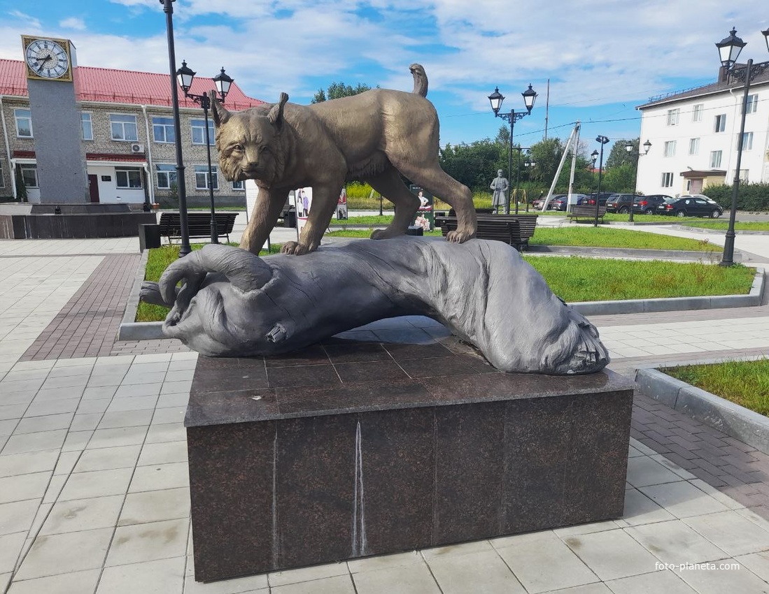 Скульптура &quot;Рысь&quot;