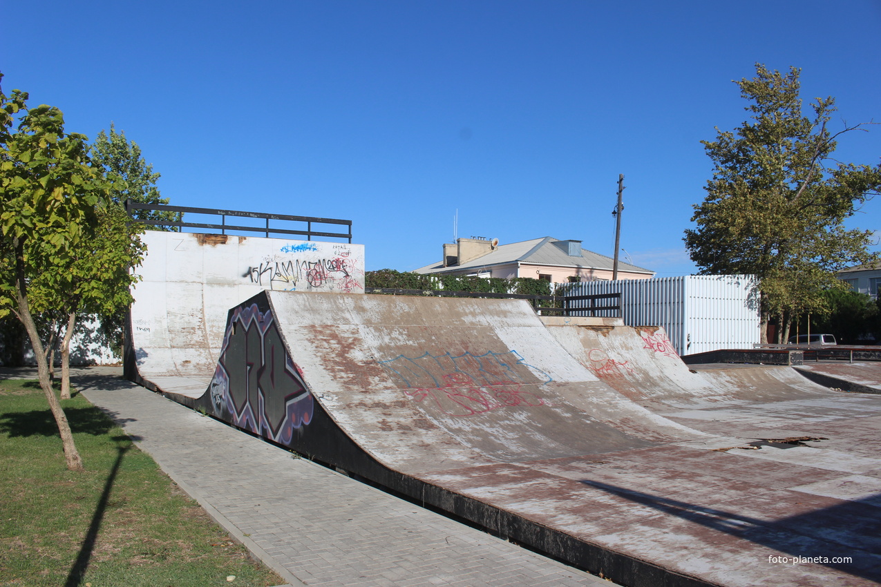 В парке имени А.С. Пушкина.