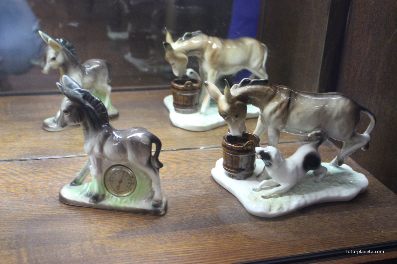 В музее &quot;Планета осликов&quot;.