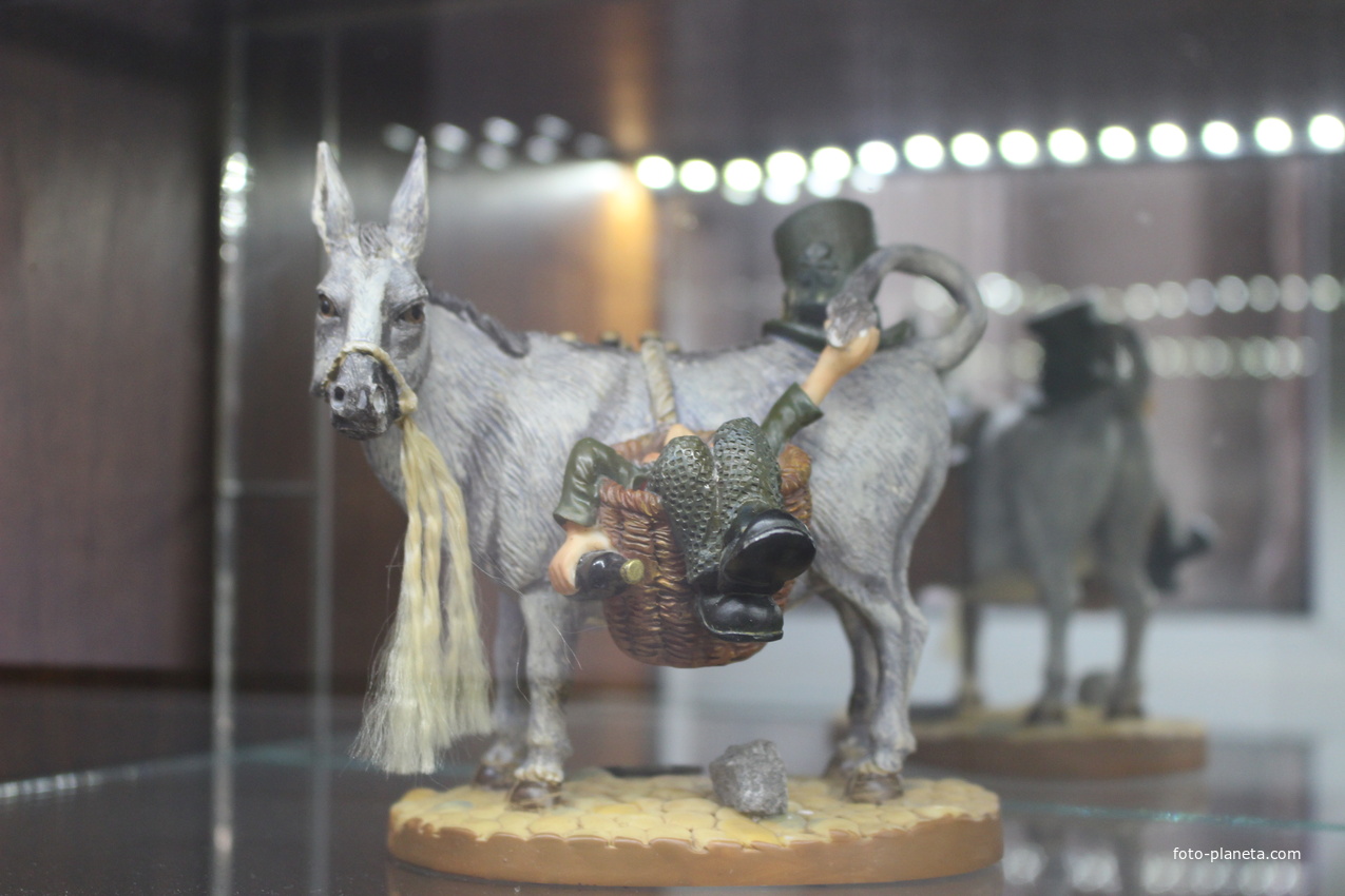 В музее &quot;Планета осликов&quot;.