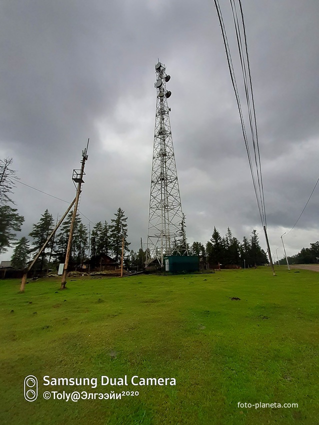 Вышка сотовой связи &quot;Билайн&quot; в Эльгяе