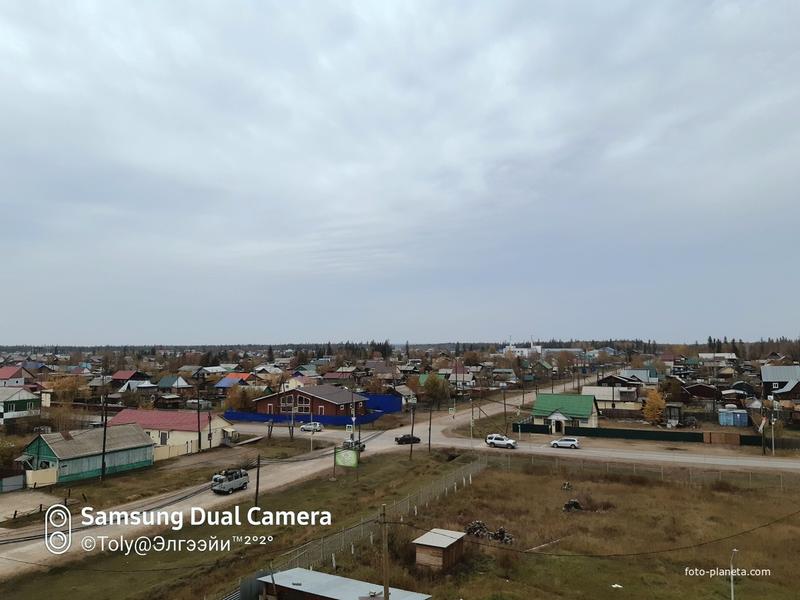 Панорама села Сунтар