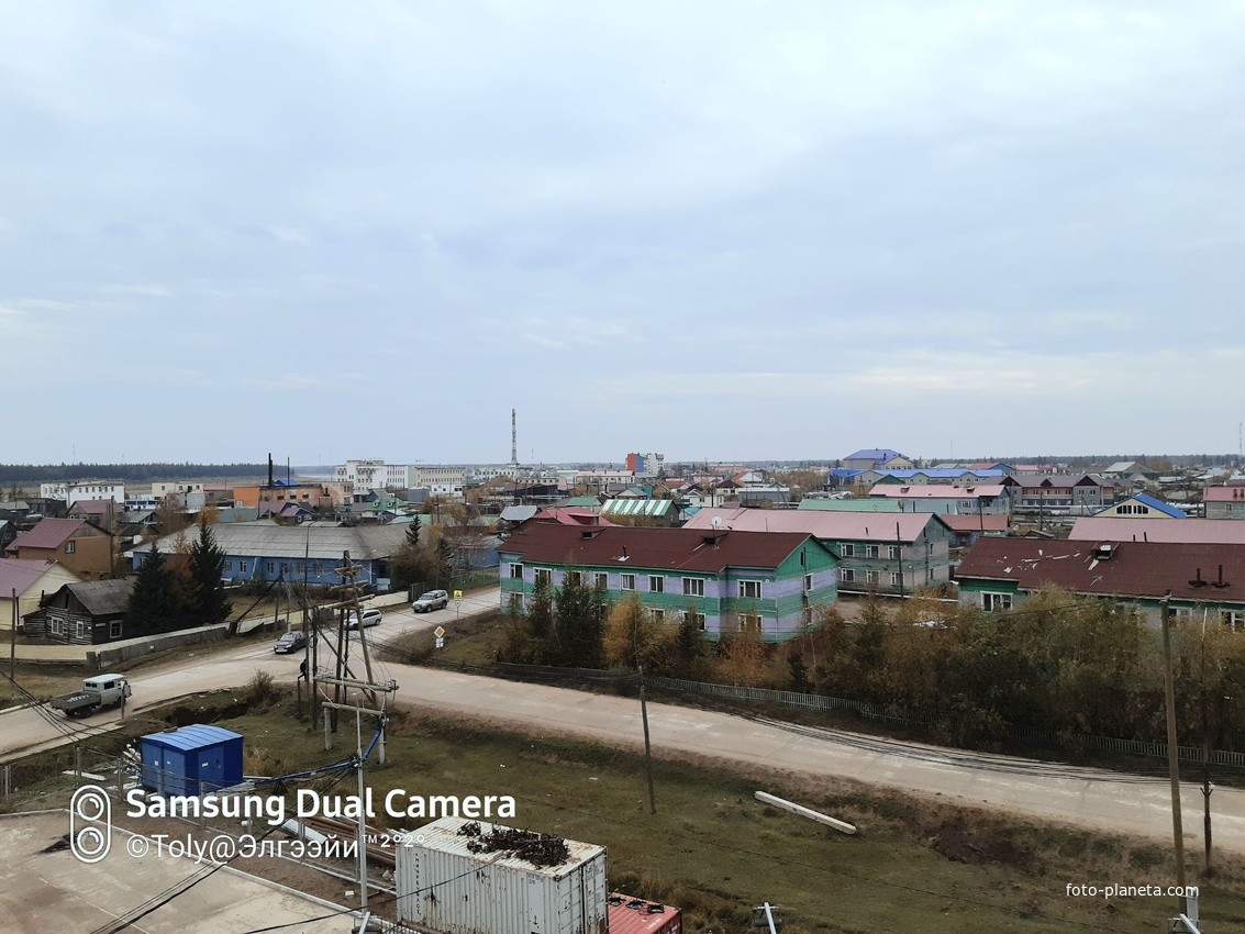 Панорама села Сунтар