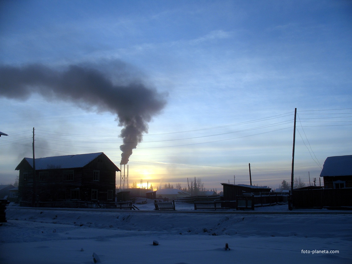 Вид села Эльгяй