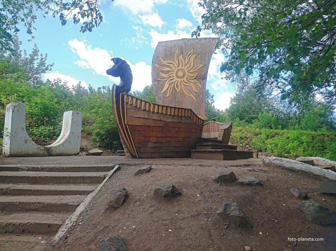 На территории музея крестьянского быта &quot;Деревня Ермака&quot;.