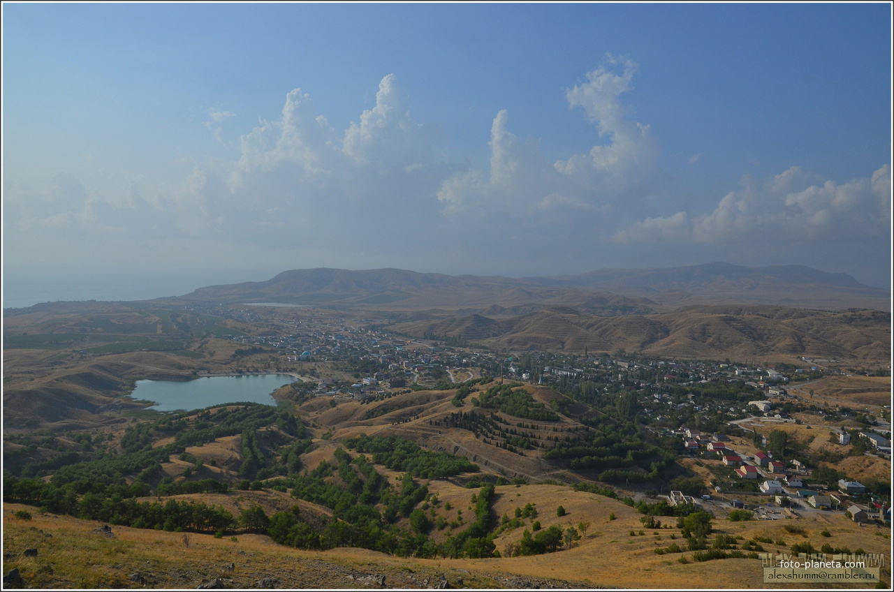 Село Солнечная Долина. Вид с горы Сююрю-Кая