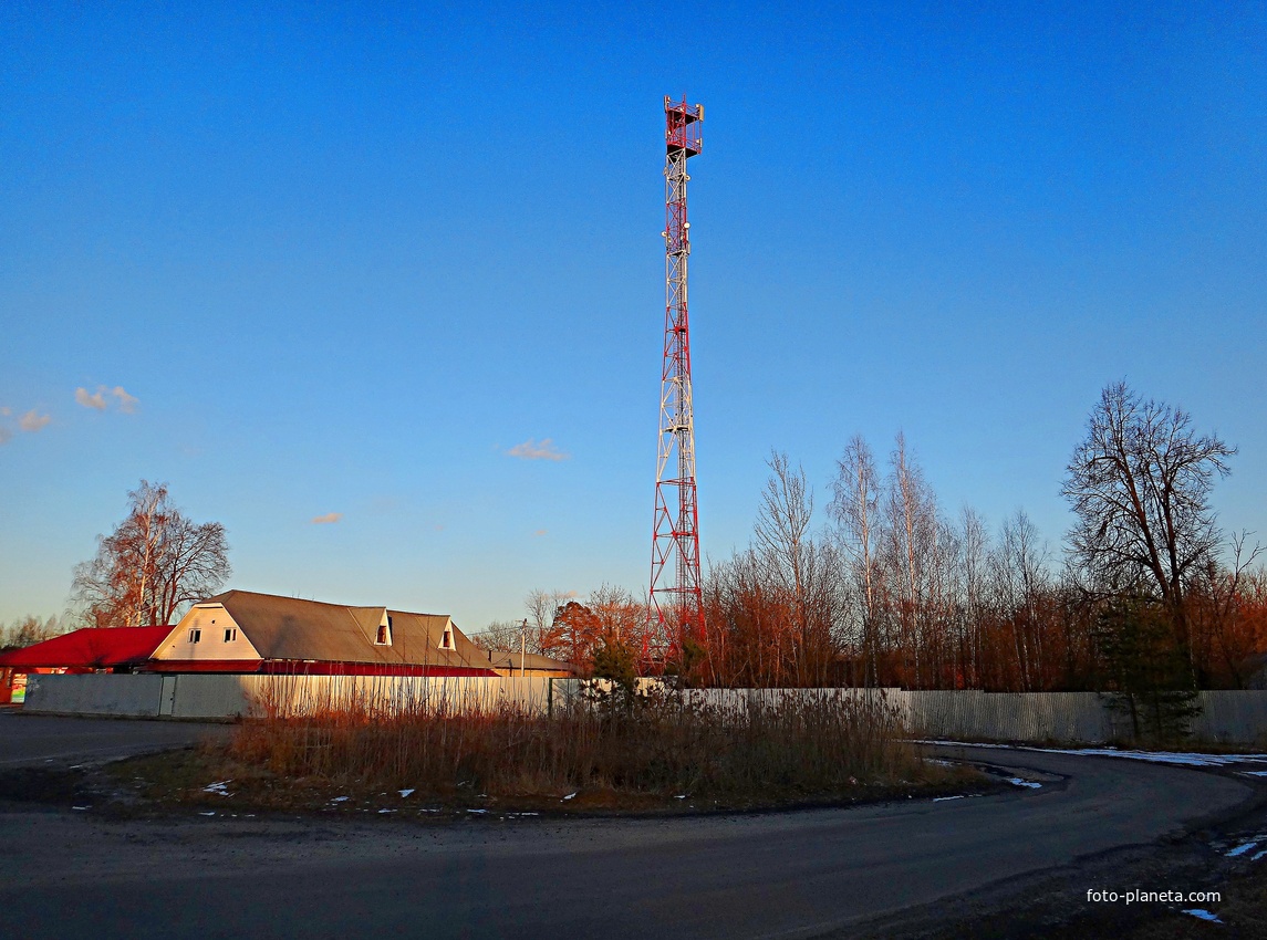 Круг разворота автобуса на конечной остановке в конце Советской улицы.