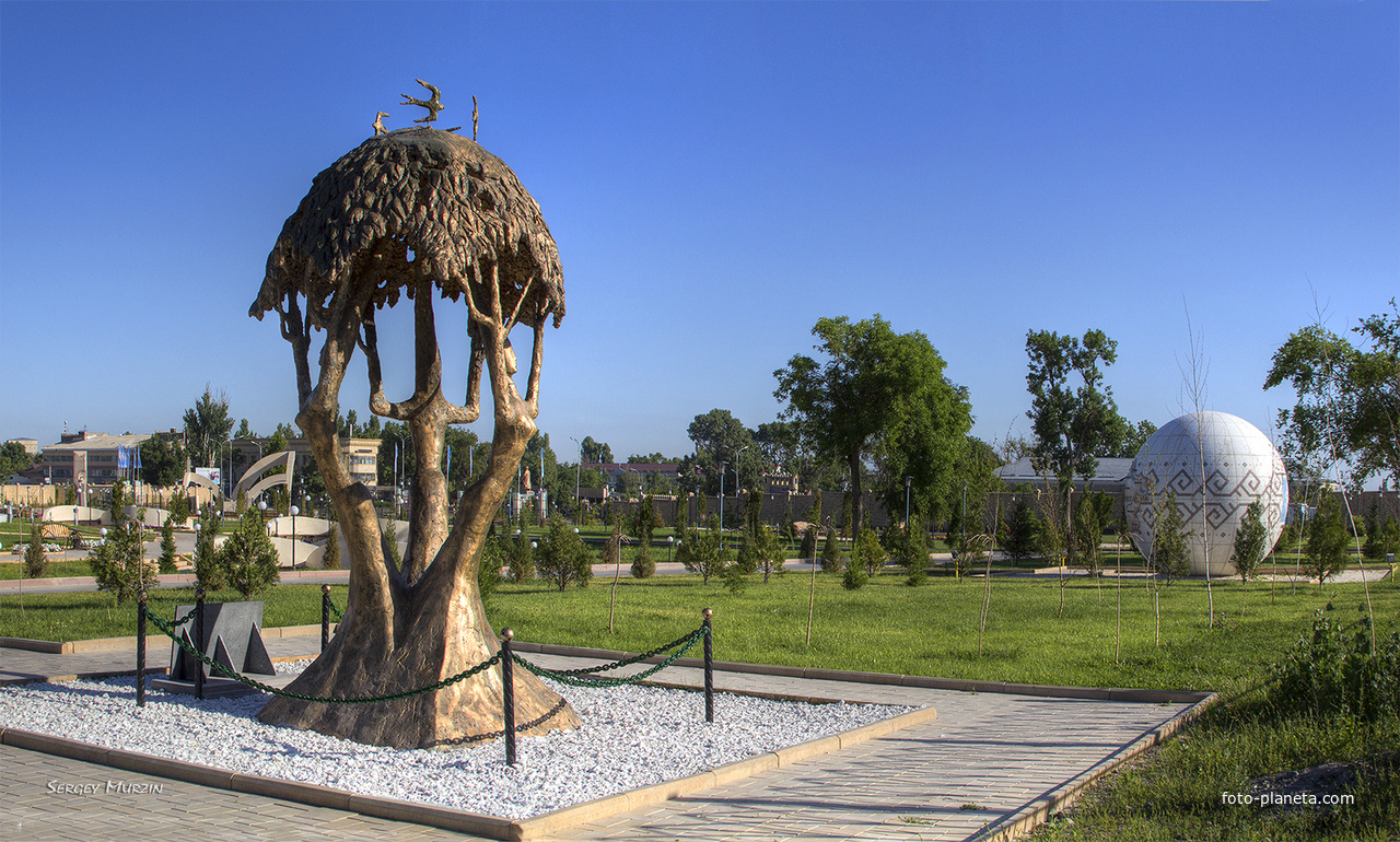 Тараз.  Территория историко-культурного центра &quot;Древний Тараз&quot;