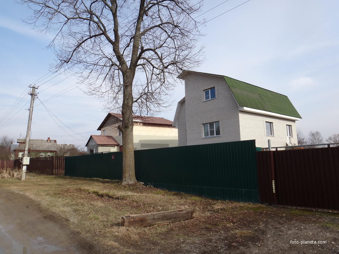 В центральной части деревни.