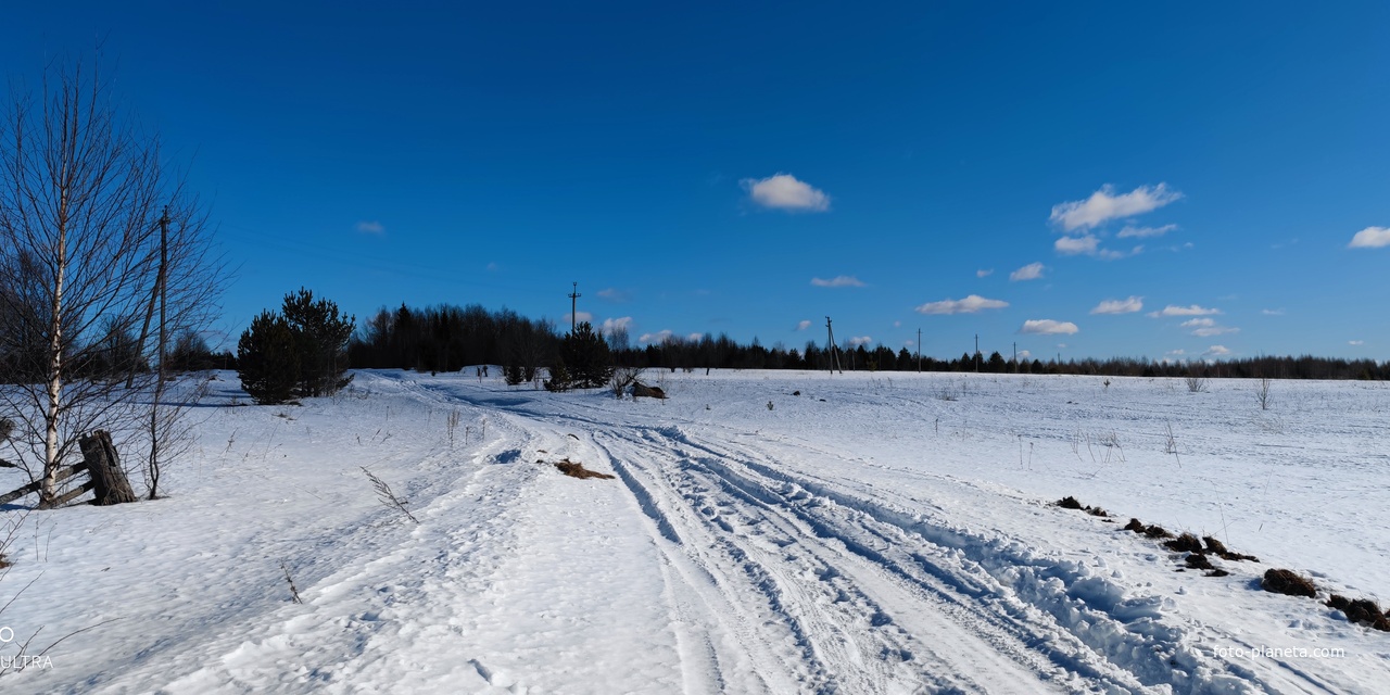 Дорога в деревню Петракова