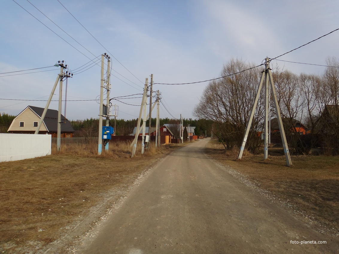Дома в центральной части деревни.