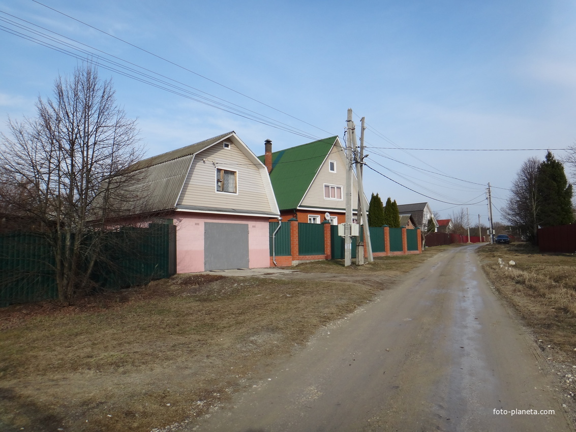 Дома в центральной части деревни.