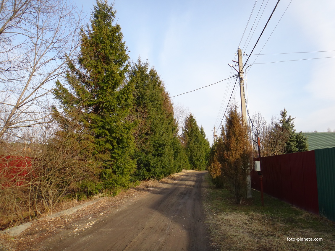 Западная окраина деревни.