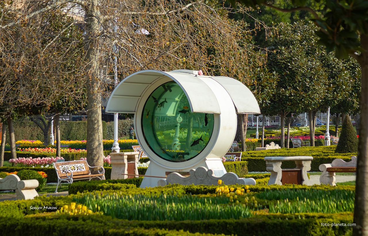 Стамбул.  Аквариум в парке Гёзтепе  ( İBB Göztepe 60. Yıl Parkı )