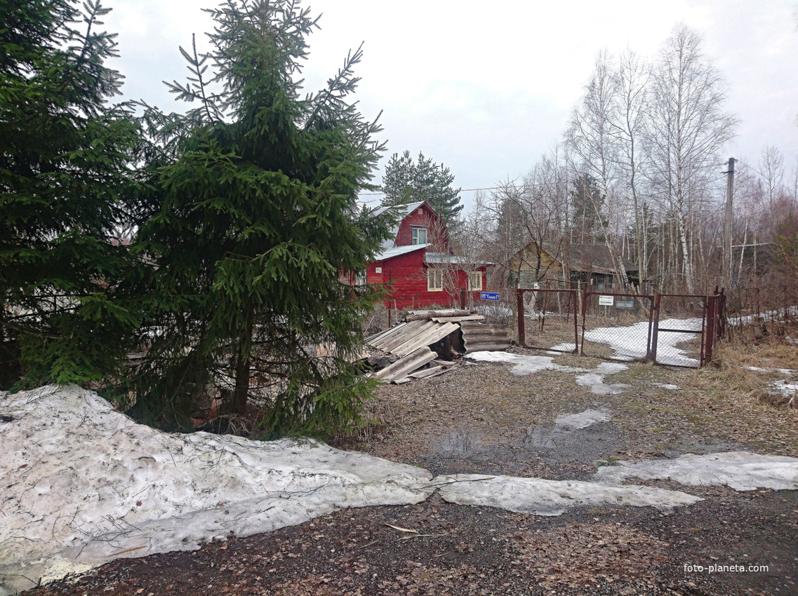 Въездные ворота в СНТ &quot;Сосенки-1&quot;. 4-я улица.