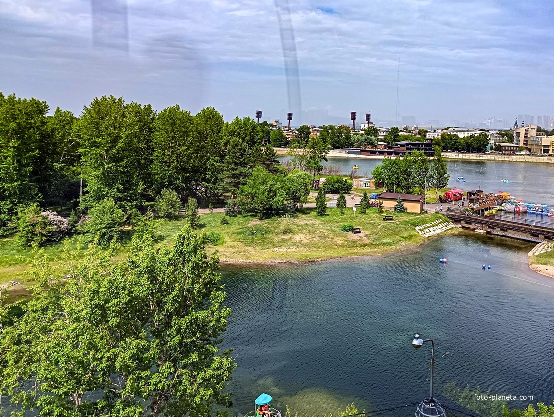 Иркутск с колеса обозрения