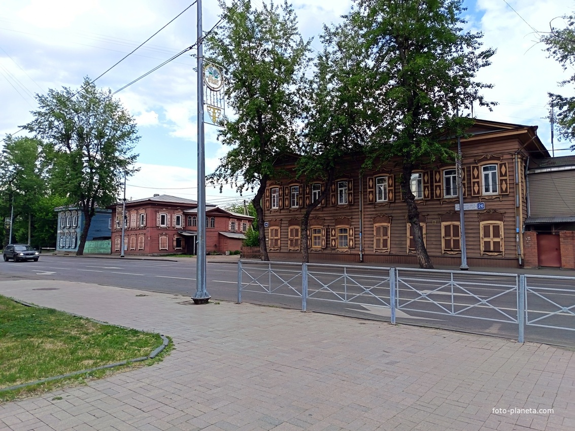 Деревянные дома города