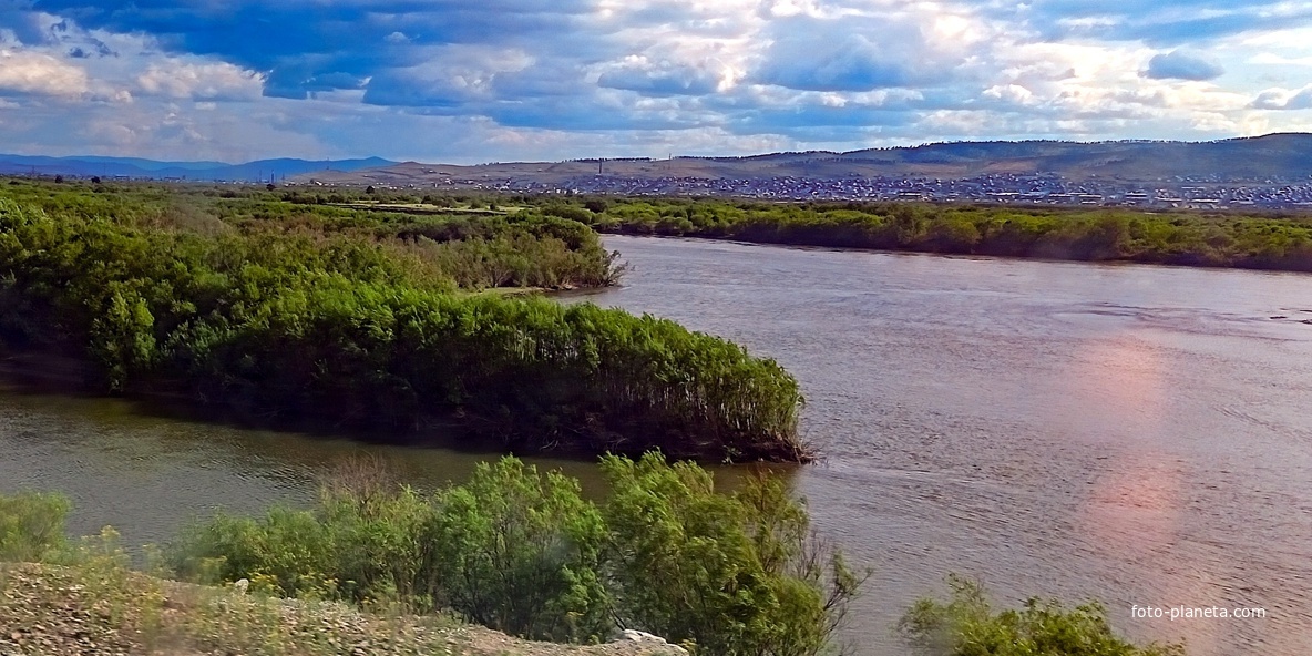Окрестности Улан-Удэ из окна поезда