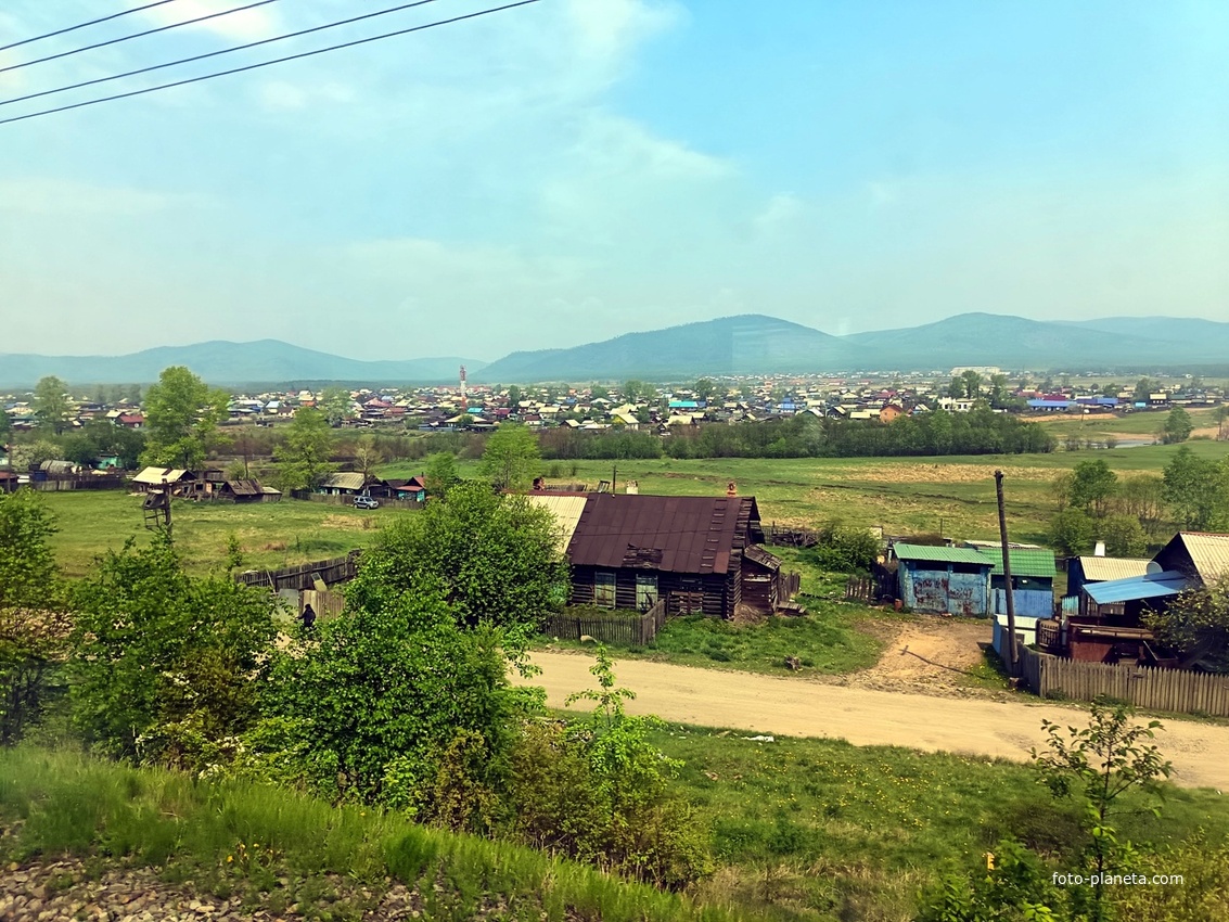 Вид на Зилово из поезда