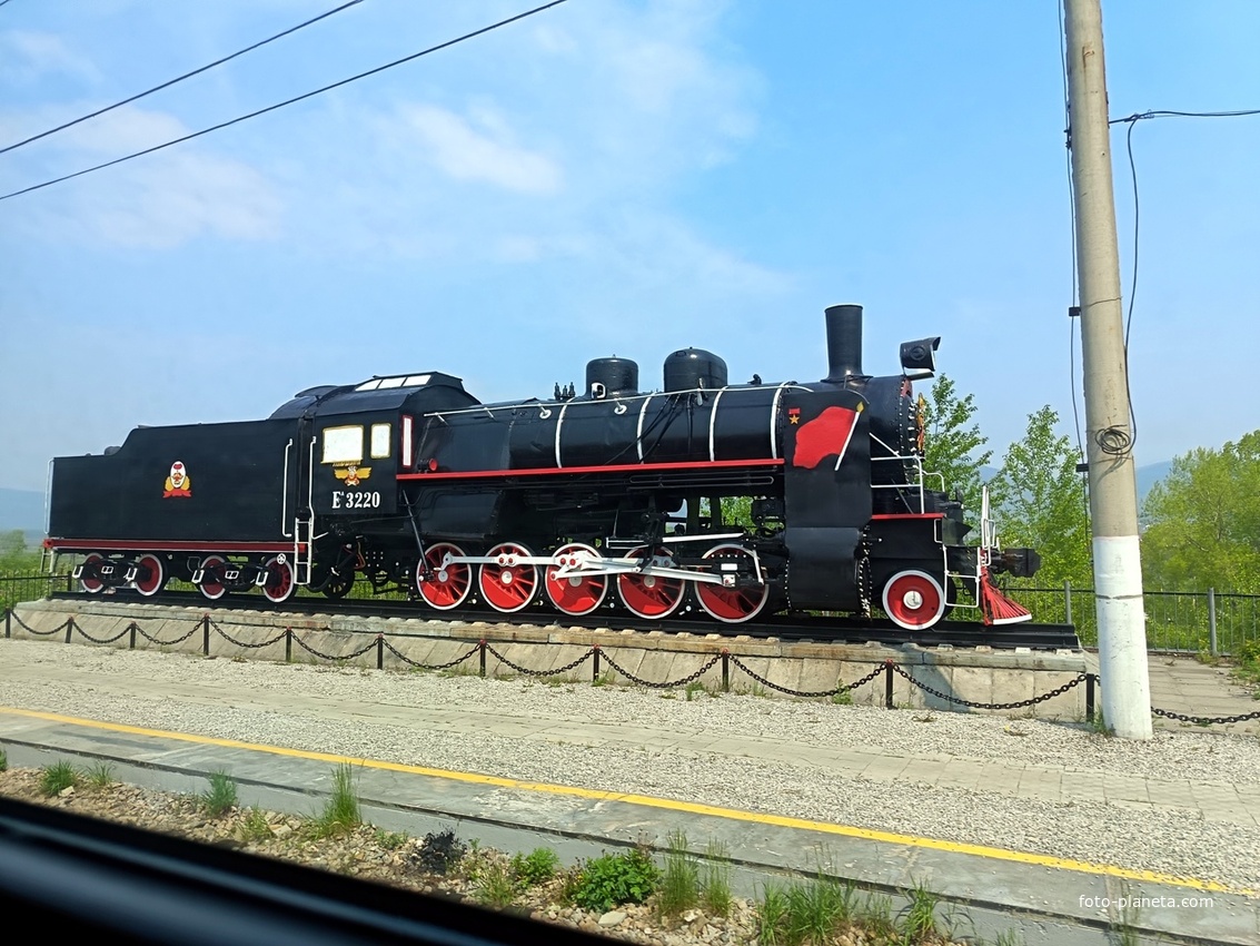 Паровоз на станции Зилово