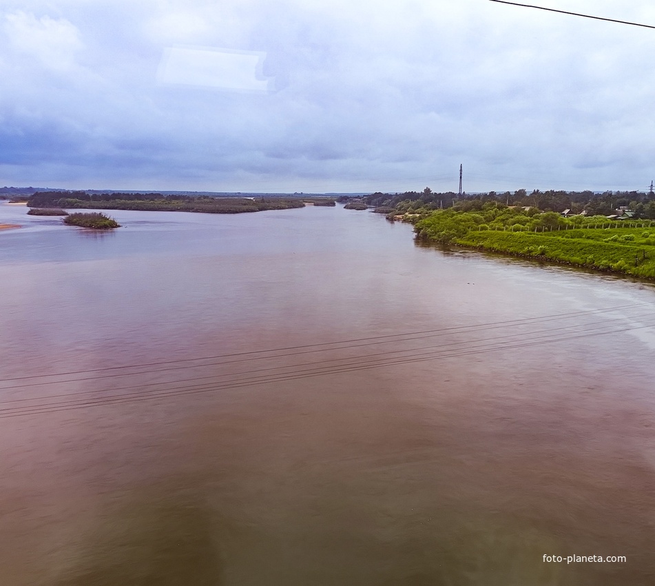 Река Томь, Белогорск