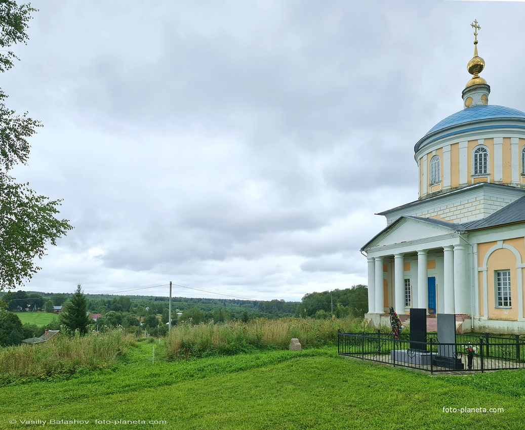 С. Рюминское, панорама к востоку