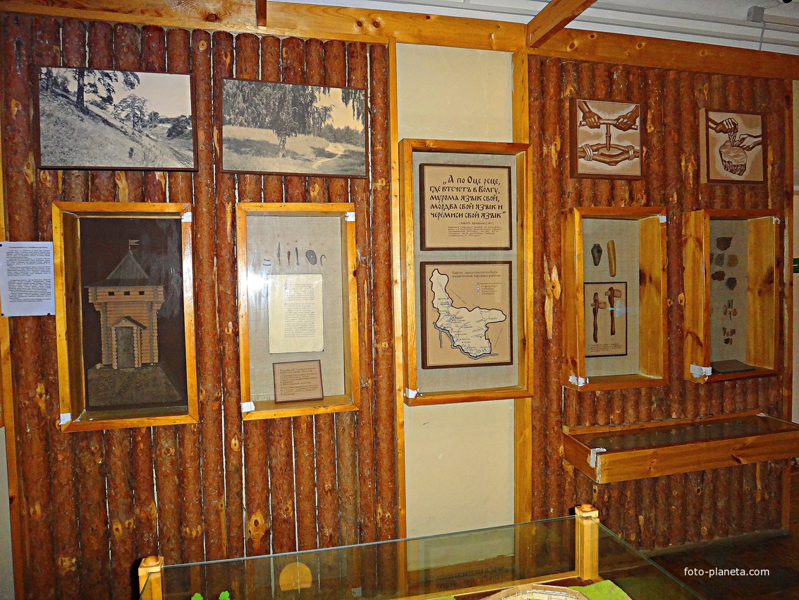 Краеведческий музей. Экспозиция &quot;Истории Бора с древних времён&quot;.