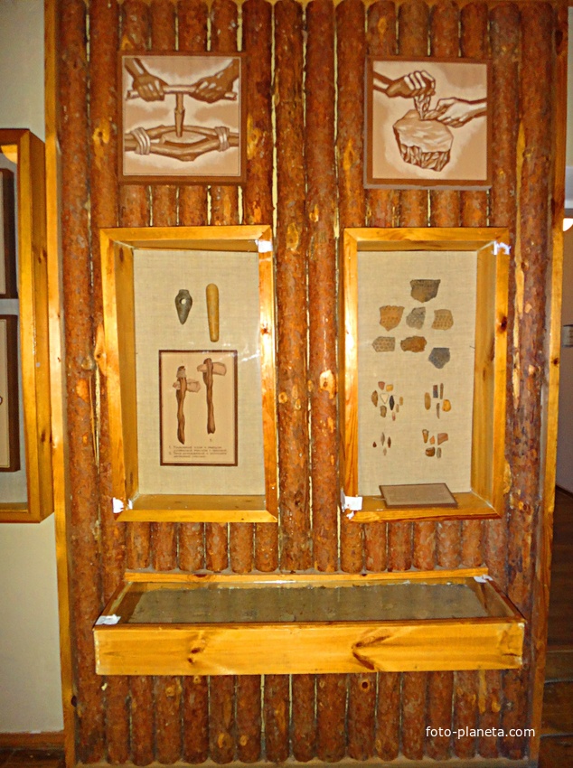 Краеведческий музей. Экспозиция &quot;Истории Бора с древних времён&quot;.