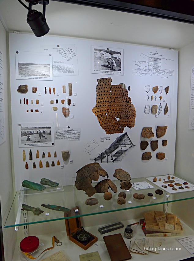 «Град на усть Оки» — двухуровневая экспозиция в Никольской башне Нижегородского кремля. Раздел Археологии. Выставка &quot;Путь археолога. К 100-летию В.Ф. Черникова&quot;