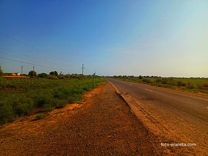 Село Килинчи, окраина, трасса.