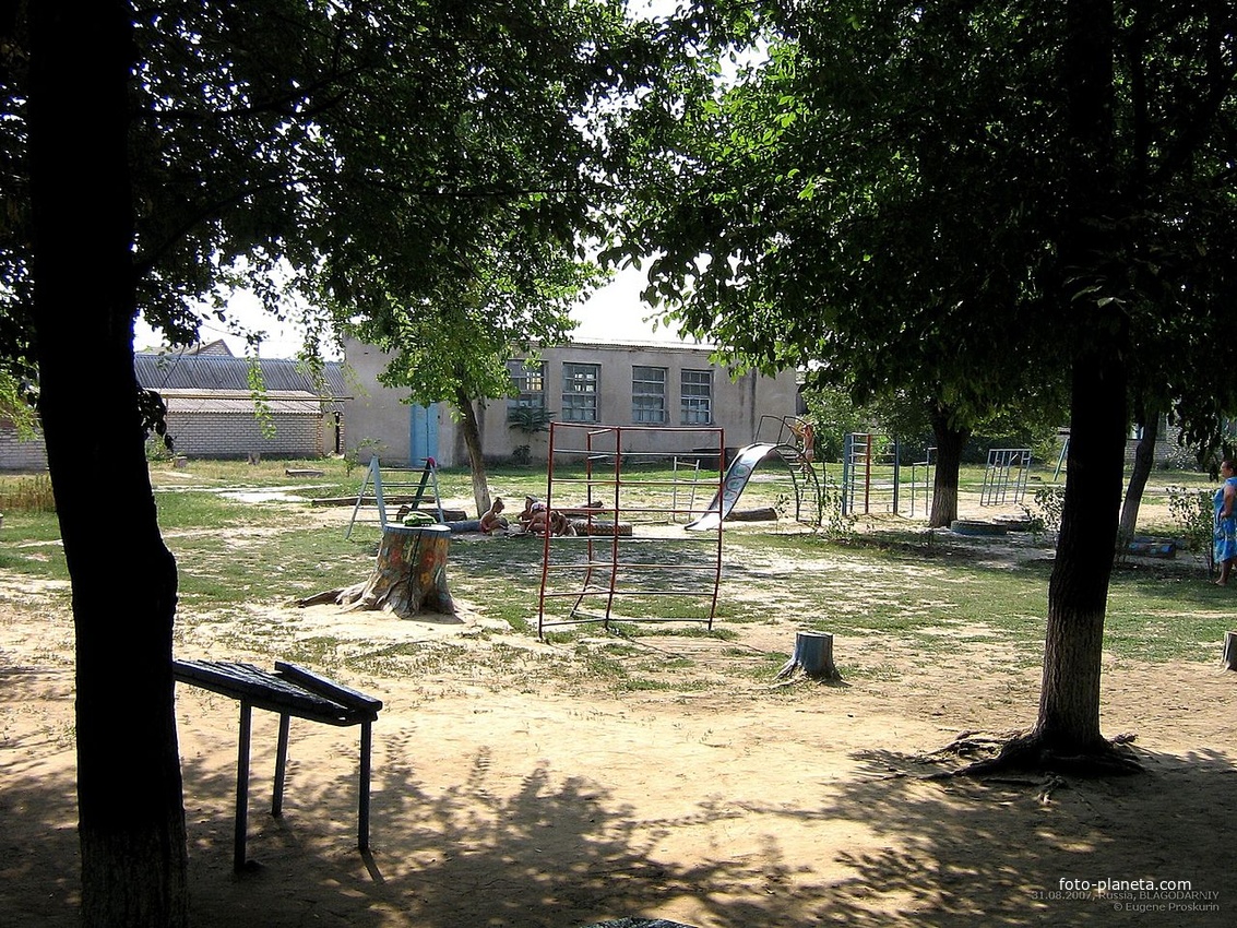 На территории детсада №5 по ул.Свободы,98. 31.08.2007г.