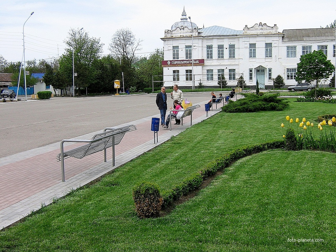 Вид в направлении здания медицинского колледжа на ул.Гирченко,227.