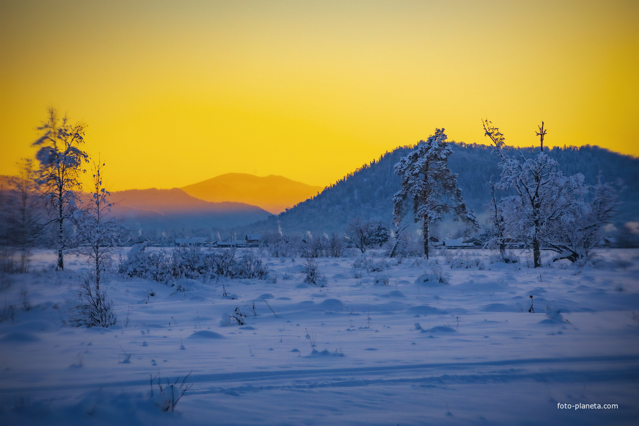 С.Каракоша. Зимний пейзаж.