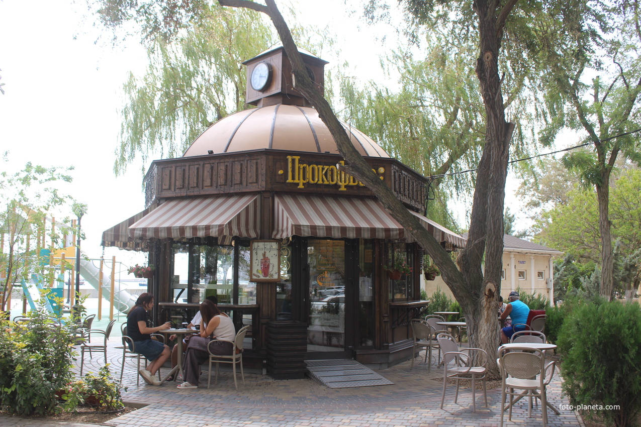 В сквере Давида Караева.