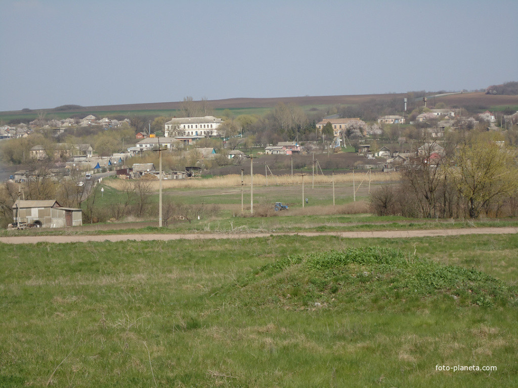 Вид на село Великая Камышеваха