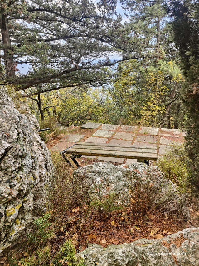 Парк санатория "Горный" в п.г.т. Курпаты.